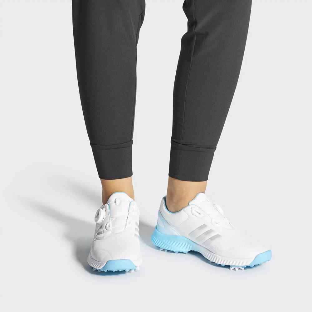 Adidas Response Bounce Boa Tenis De Golf Blancos Para Mujer (MX-87039)